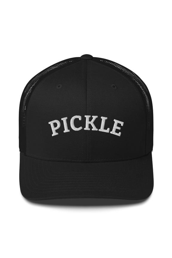 Pickle Hat - Trucker Cap (Black)