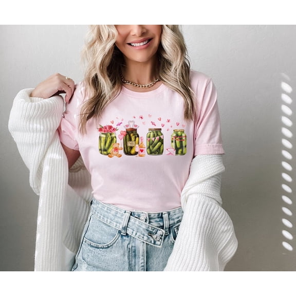 Pickle Jar Shirt, Valentine'S Day, Vintage Shirt, Canning Season T-Shirt, Canned Pickles Shirt, Birthday Gift, Her, Giftr For Mama TSHIRT All Size S-5XL