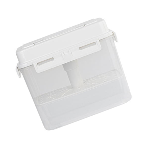 Pickle Jar with Handle and Lid Kimchi Press and Fermentation Storage Container Plastics Sauerkraut Organizers Box