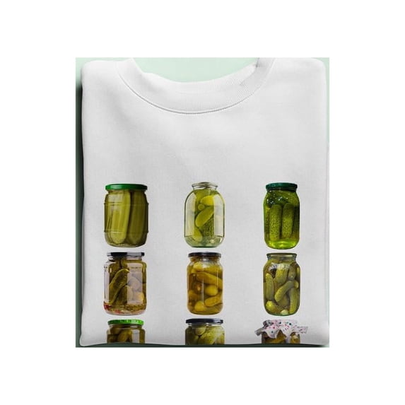 Pickle Jars Sweatshirt Men's -SmartPrintsInk Designs