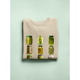 thumbnail image 1 of Pickle Jars Sweatshirt Men's -SmartPrintsInk Designs, 1 of 4