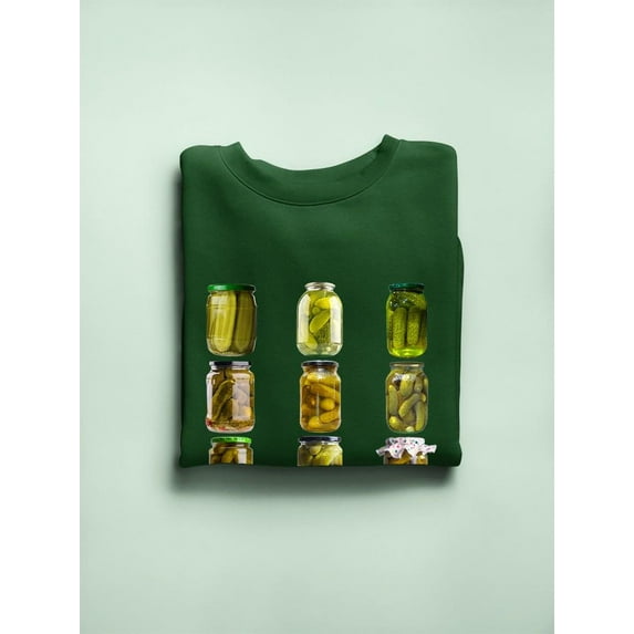 Pickle Jars Sweatshirt Men's -SmartPrintsInk Designs