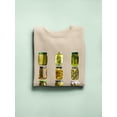 thumbnail image 1 of Pickle Jars Sweatshirt Women's -SmartPrintsInk Designs, 1 of 4