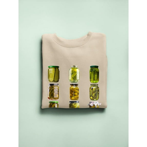 Pickle Jars Sweatshirt Women's -SmartPrintsInk Designs