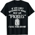 thumbnail image 1 of Pickle Merch - Cute Funny Pickles Lover Design T-Shirt men and women can wear, black, white, gifts, 1 of 4