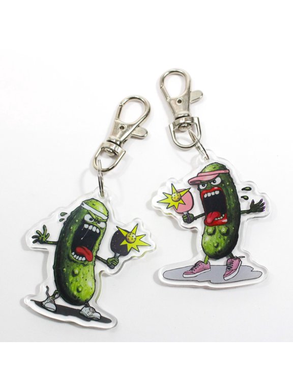 Pickleball Key Chains - Stylish Fun and Secure - Set of 2! (Dill & Dilly)
