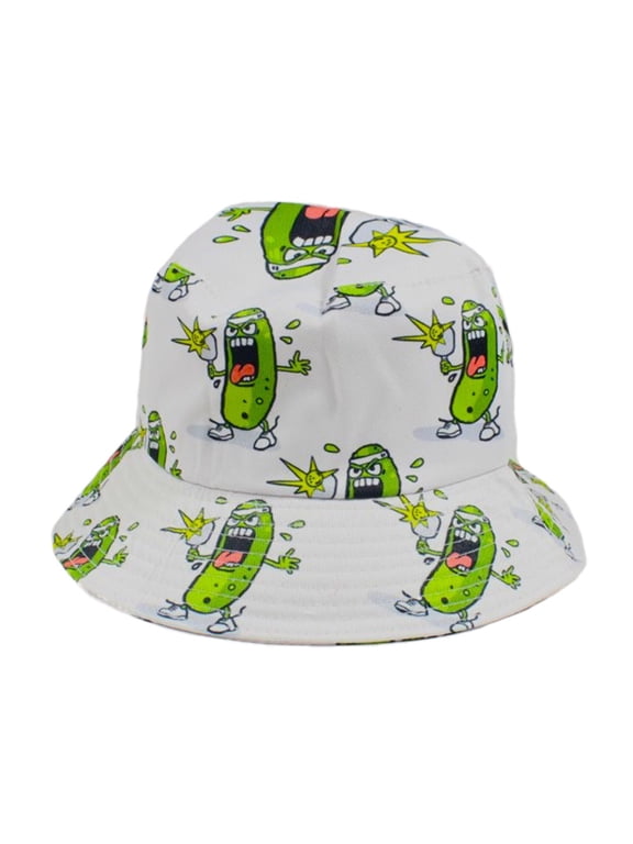 Bucket Hat - Fun Pickleball Hat Featuring the Dreaded Pickle Monster Crew