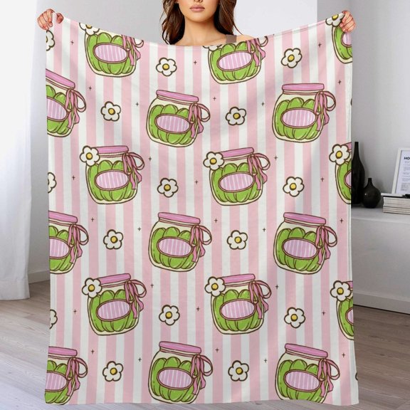 Pickle Patterned Blankets Are Comfortable And Soft Suitable For Beds Chairs Sofas And As Christmas Gifts 60"*80"(150*200cm)