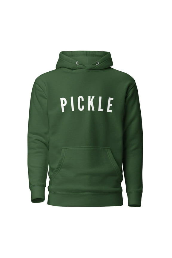 Pickle Pickleball Unisex Hoodie (Forest Green, S)