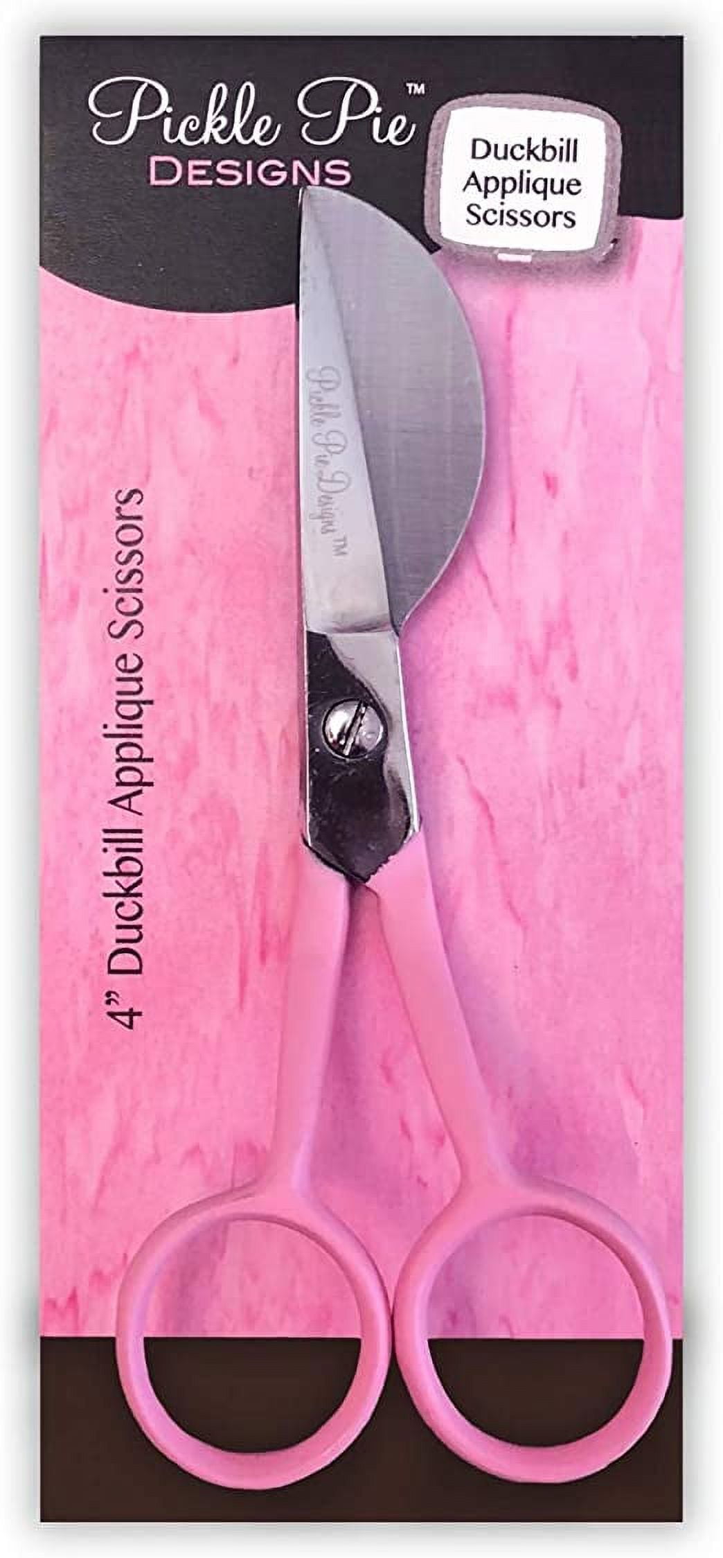Pickle Pie Designs Duckbill Applique Scissors 4"