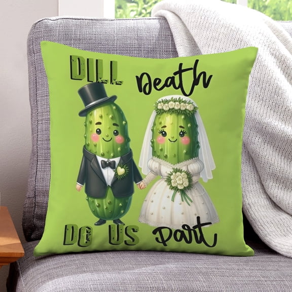 Pickle Pillow Cover Case Gifts Pillowcase Home Decorative Throw Cushion Birthday Present Fans Lover