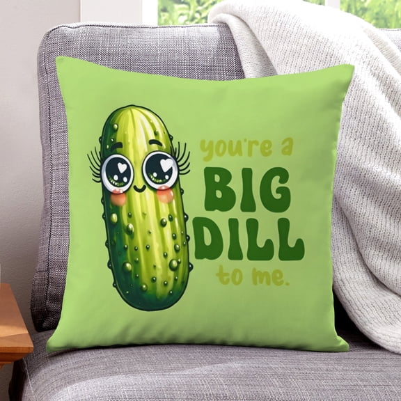 Pickle Pillow Cover Case Gifts Pillowcase Home Decorative Throw Cushion Birthday Present Fans Lover