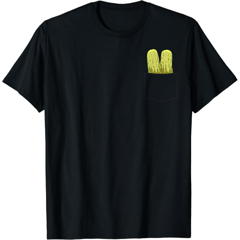 Pickle Pocket Pickle In Pocket Funny Pickle Peeking T Shirt