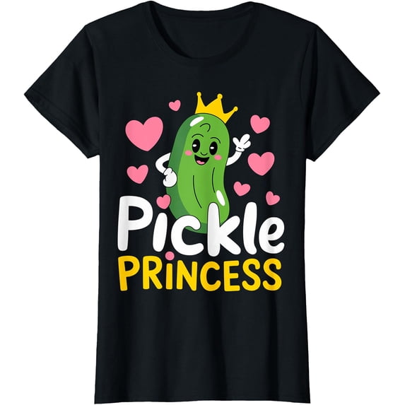 Pickle Princess Cucumber Girl T-Shirt - Walmart.com