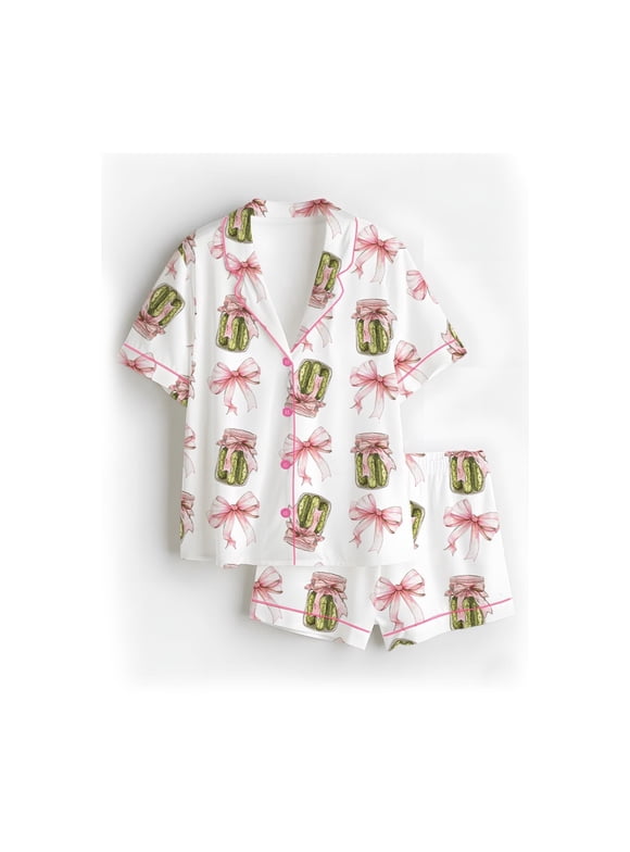 Pickle Silky Satin Pajama Set