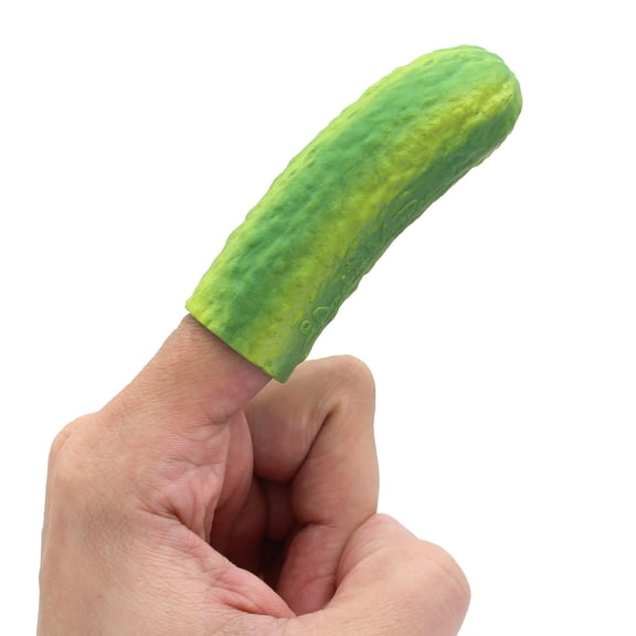 Pickle Soft Vinyl Finger Puppet | One Finger