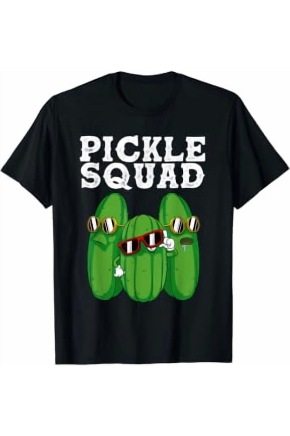Pickle Squad Gift Men Big Dill Gang Lover T-Shirt