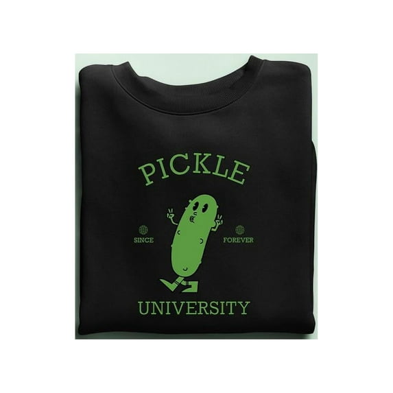 Pickle University Sweatshirt Men's -SmartPrintsInk Designs