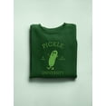 thumbnail image 1 of Pickle University Sweatshirt Men's -SmartPrintsInk Designs, 1 of 4
