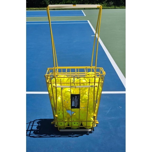 PickleHopper - Holds 30 Pickleballs - Small Portable Pickleball Collector for Easy Pickup and Storage