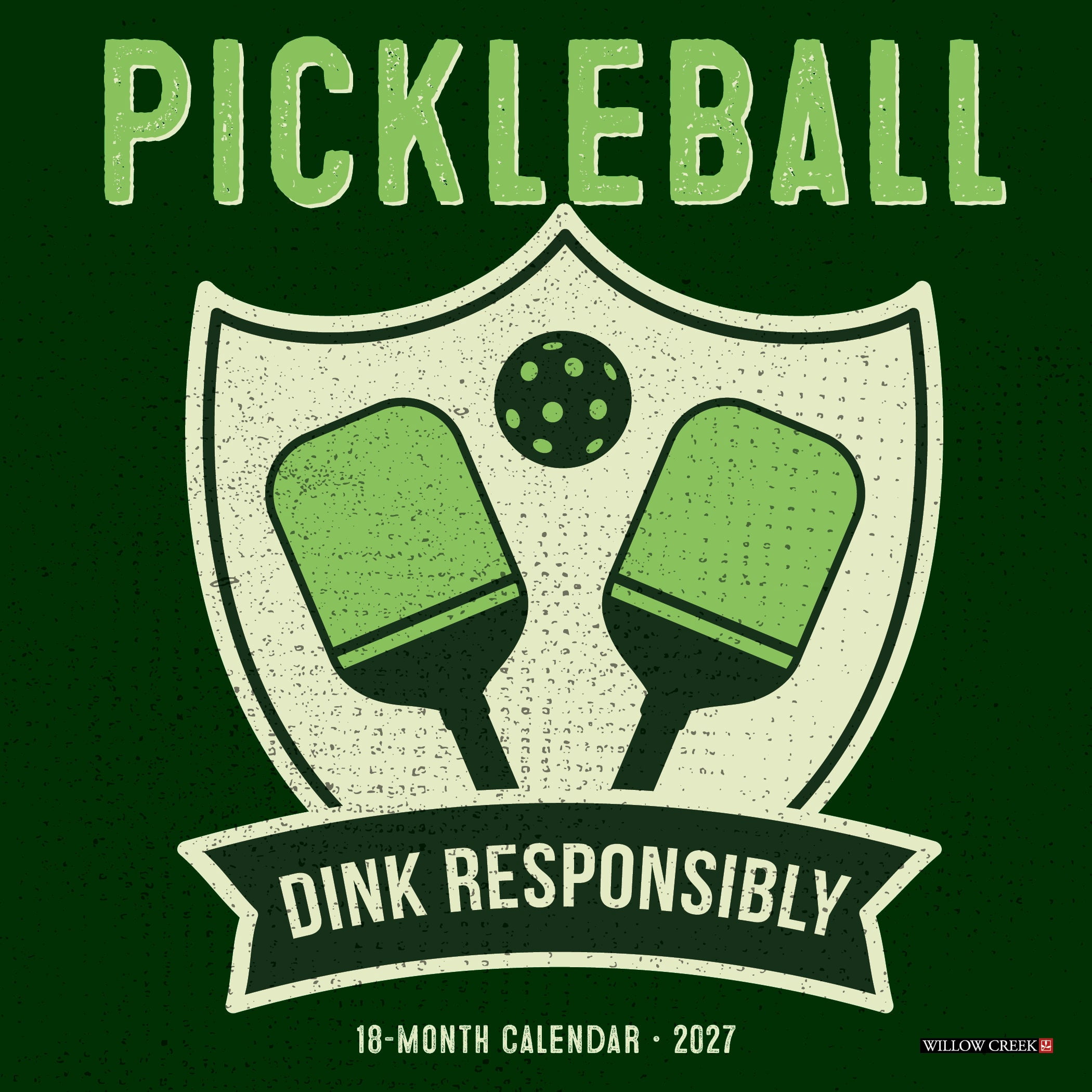 Willow Creek Press, Pickleball 2027 Mini Wall Calendar
