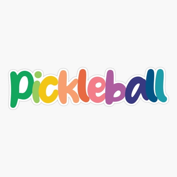 Pickleball Active Sport Everyday Decor Art Vinyl Sticker