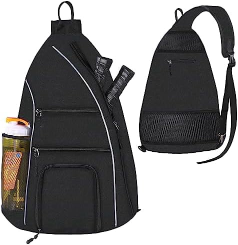 Pickleball Bag - Pickleball Bags for Women Men - Pickleball Backpack - Travel Pickleball Paddle Case, Pickle Ball Bag for Pickleball Paddle Tennis Racket, Protable Pickleball Sling Bag