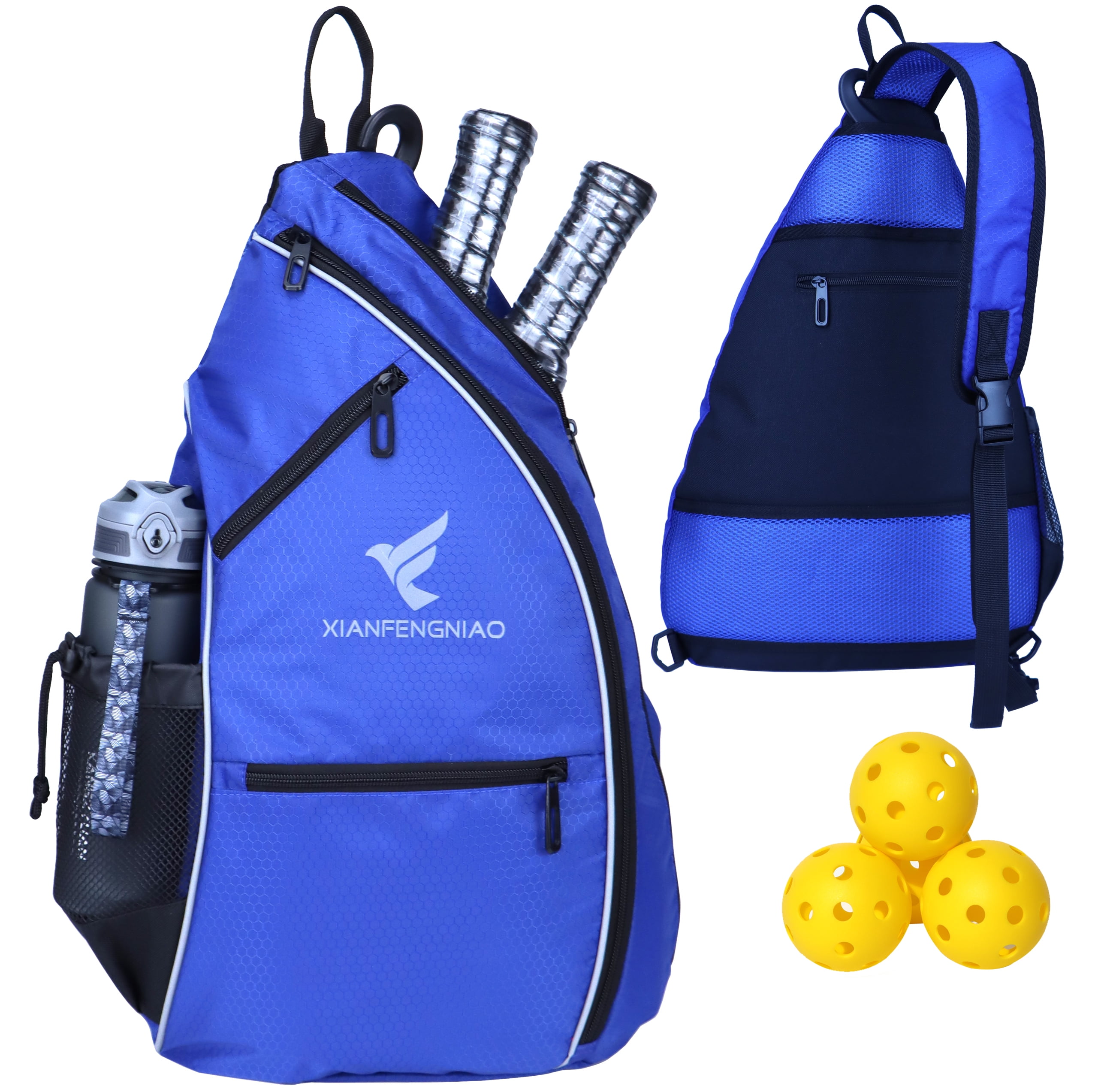 Pickleball Bag Sling Bag Pickleball Backpack Sports for Women and Men ...