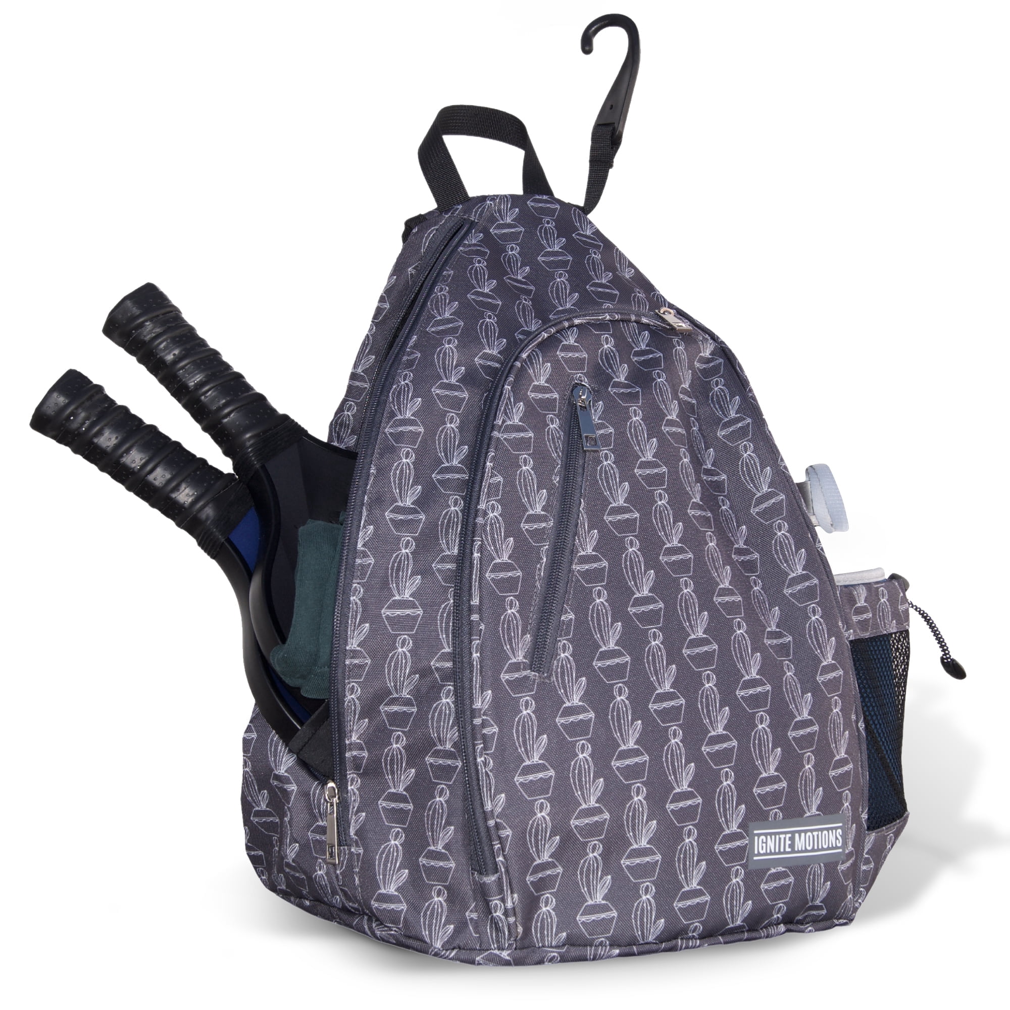 Pickleball Bag for Men & Women Pickleball Backpack - Adjustable Sling Bag/Crossbody with Fence Hook