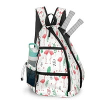 NOBRAND Pink Pickleball Sports Equipment Backpack