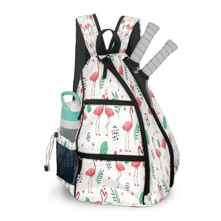 NOBRAND Pink Pickleball Sports Equipment Backpack