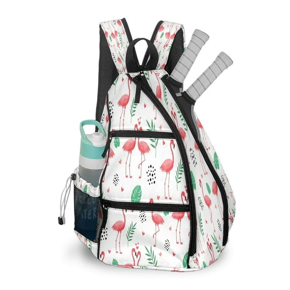 NOBRAND Pink Pickleball Sports Equipment Backpack
