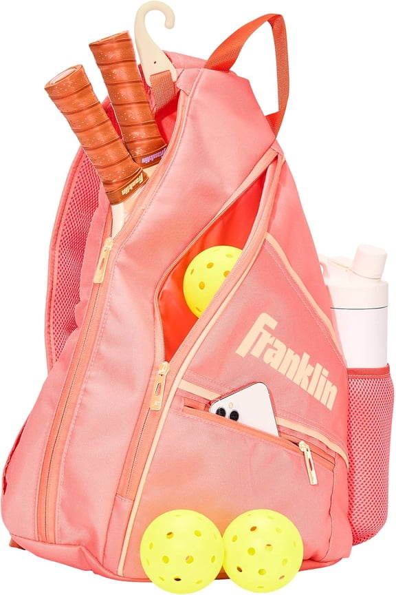 Pickleball Bags - Sling Bag Backpack for Gear + Equipment - Men + Women - Holds Paddles, Balls + Accessories