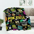 thumbnail image 1 of Pickleball Blanket, Pickleball Gift for Boys Toddler Infant or Newborn Pickleball Throw Warm Cozy Soft Plush Lightweight Bedding 30"x40" for Pet for Sofa,Bed and Living Room, 1 of 6