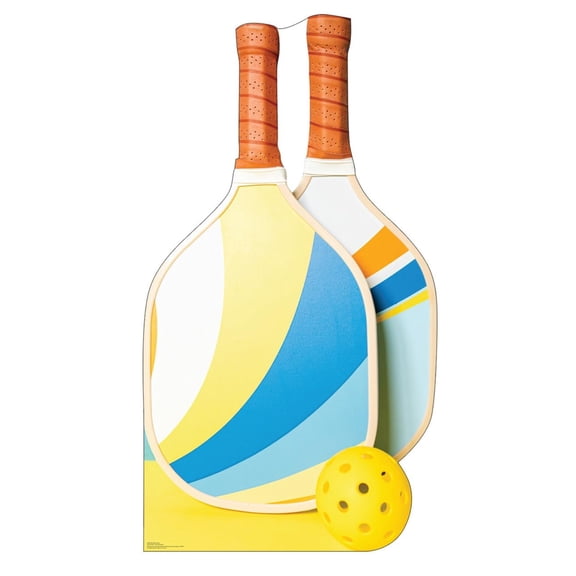 Cardboard People Pickle Ball Standee Life Size Cardboard Cutout Standup