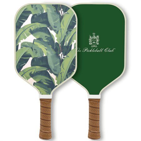 The Pickleball Club - Exclusive, Signature, Pickleball Paddle | Fiberglass Surface with High Grit & Spin | Composite Honeycomb Core, Lightweight | Extended Handle, Pickleball & Travel Bag
