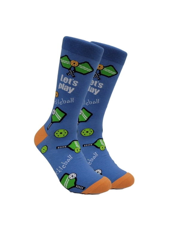 Pickleball Crew Socks (Adult Large - Men's Shoe Sizes 8-12)