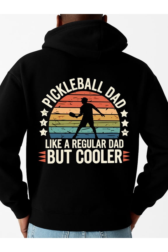 Pickleball Dad hoodies men's sweater hoodie black New Spring and Autumn Season Printed Hoodie in Style autumn Retro Unisex Shirt Graphic Tee tshirts