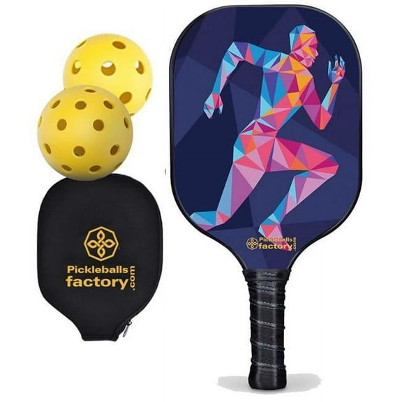 Pickleball Factory PB00044-10-G Near Me Pickleball Paddles - Sports The Best Pickleball Paddle, Best Pickleball Racquets 2022, Glassfiber Graphite