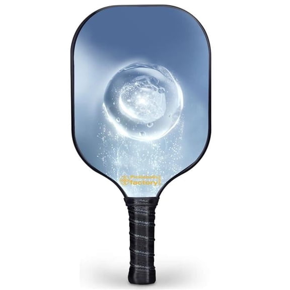 Pickleball Factory PB00012-7-G Pickleball Paddles - Crystal Clear Tennis & Pickleball, Best Pickleball Paddles for Advanced Players, Glassfiber Graphite