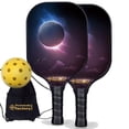 thumbnail image 1 of Pickleball Factory PB00014-1-G Pickleball Set - The Moon Pickleball Rackets Near Me, Best Type of Pickleball Paddle, Glassfiber Graphite, 1 of 1