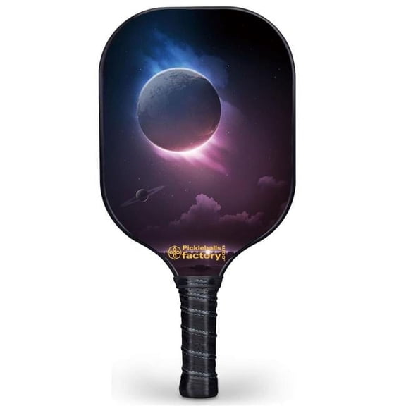 Pickleball Factory PB00014-7-C Rackets Pickleball - The Moon Beginners Pickleball Near Me - Best Pickleball Paddles 2020 for Beginners, Carbonfiber Graphite