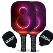 Pickleball Factory PB00016-5-G Best Pickleball Set - The Girl Custom Pickleball Paddle, Pickleball Court Set Up, Glassfiber Graphite