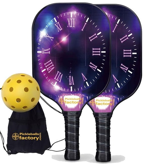 Pickleball Factory PB00021-6-G Pickleball Paddle Set - Dials Best Pickleball Paddles 2022, Pickleball Sets for Sale, Glassfiber Graphite