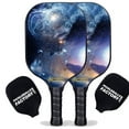 thumbnail image 1 of Pickleball Factory PB00026-5-G Pickleball Paddle Set - The Milky Way Best Pickleball Paddle, Beginner Pickleball Set, Glassfiber Graphite, 1 of 1