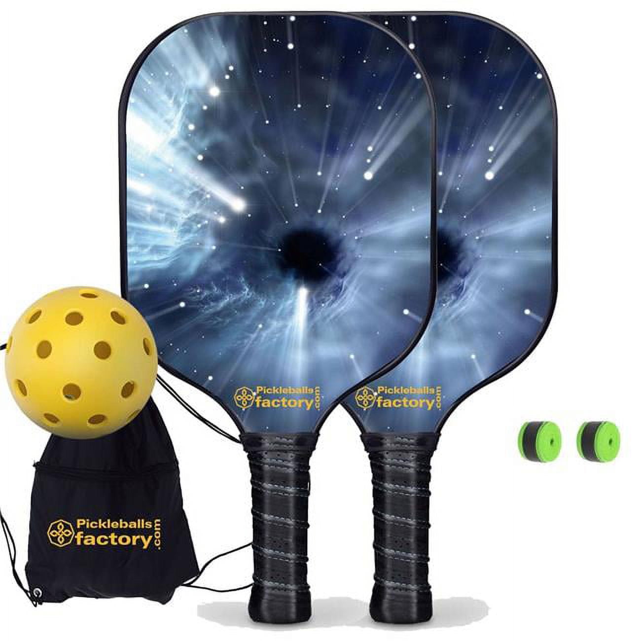 Pickleball Factory PB000276G Pickleball Starter Set Black Hole