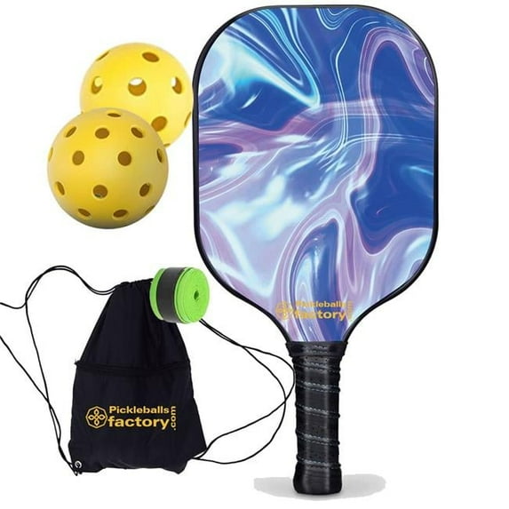 Pickleball Factory Usapa Pickleball Paddles - Blue Ripples Pickleball Rackets Near Me, Professional Pickleball Players Pickleball Spin, Carbonfiber Graphite