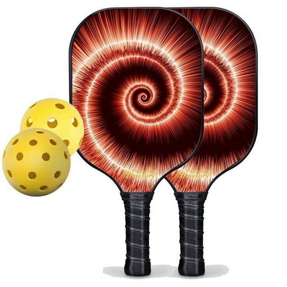 Pickleball Factory PB00041-2-C Near Me Pickleball Set - Whirlings Pickleball Equipment , Carbonfiber Graphite