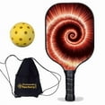 thumbnail image 1 of Pickleball Factory PB00041-9-C Pickleball Equipment Paddles - Whirlings Edgeless Pickleball Paddles, Pickleball Racquets for Sale Pickleball Beach, Carbonfiber Graphite, 1 of 1