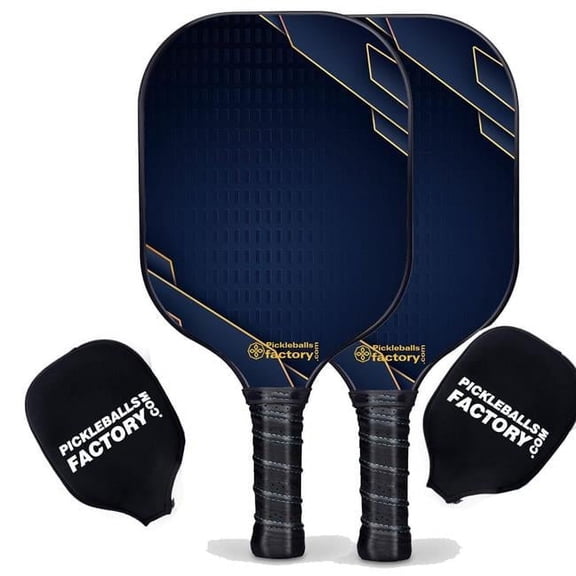 Pickleball Factory PB00043-5-C Best Pickleball Set - Little Boxs Best Pickleball Paddles 2023, Pickleball Beginner Set, Carbonfiber Graphite
